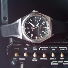 Military pilot watch