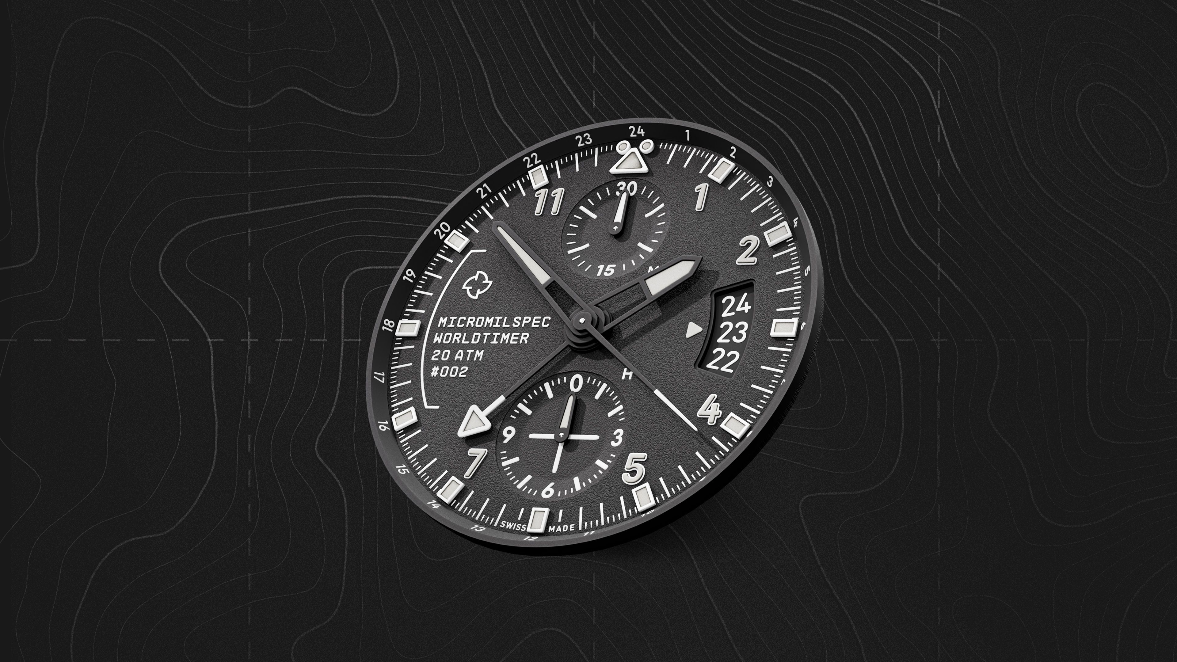 Pilot Worldtimer — Titanium Worldtimer Chronograph | Micromilspec