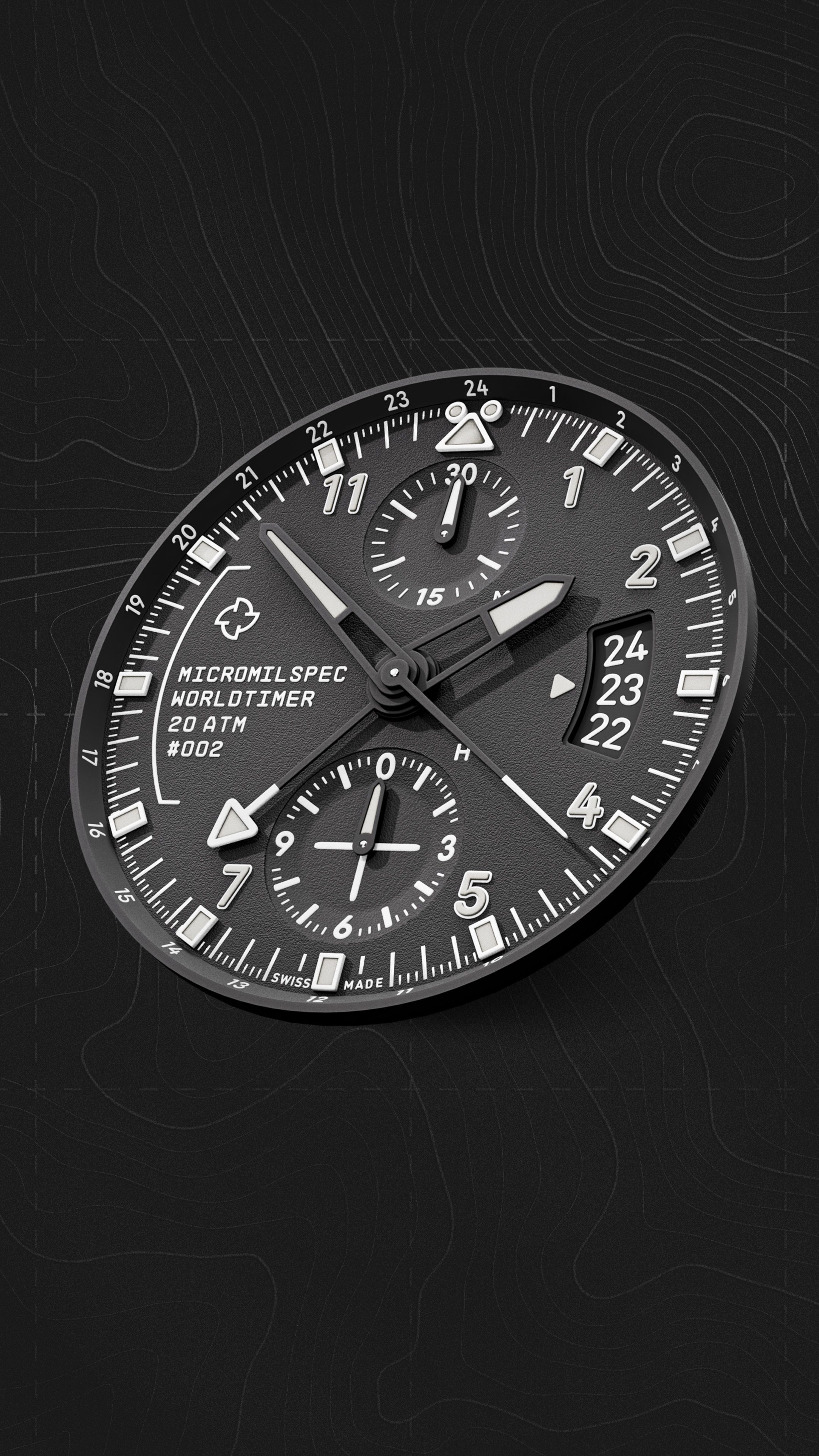 Pilot Worldtimer — Titanium Worldtimer Chronograph | Micromilspec