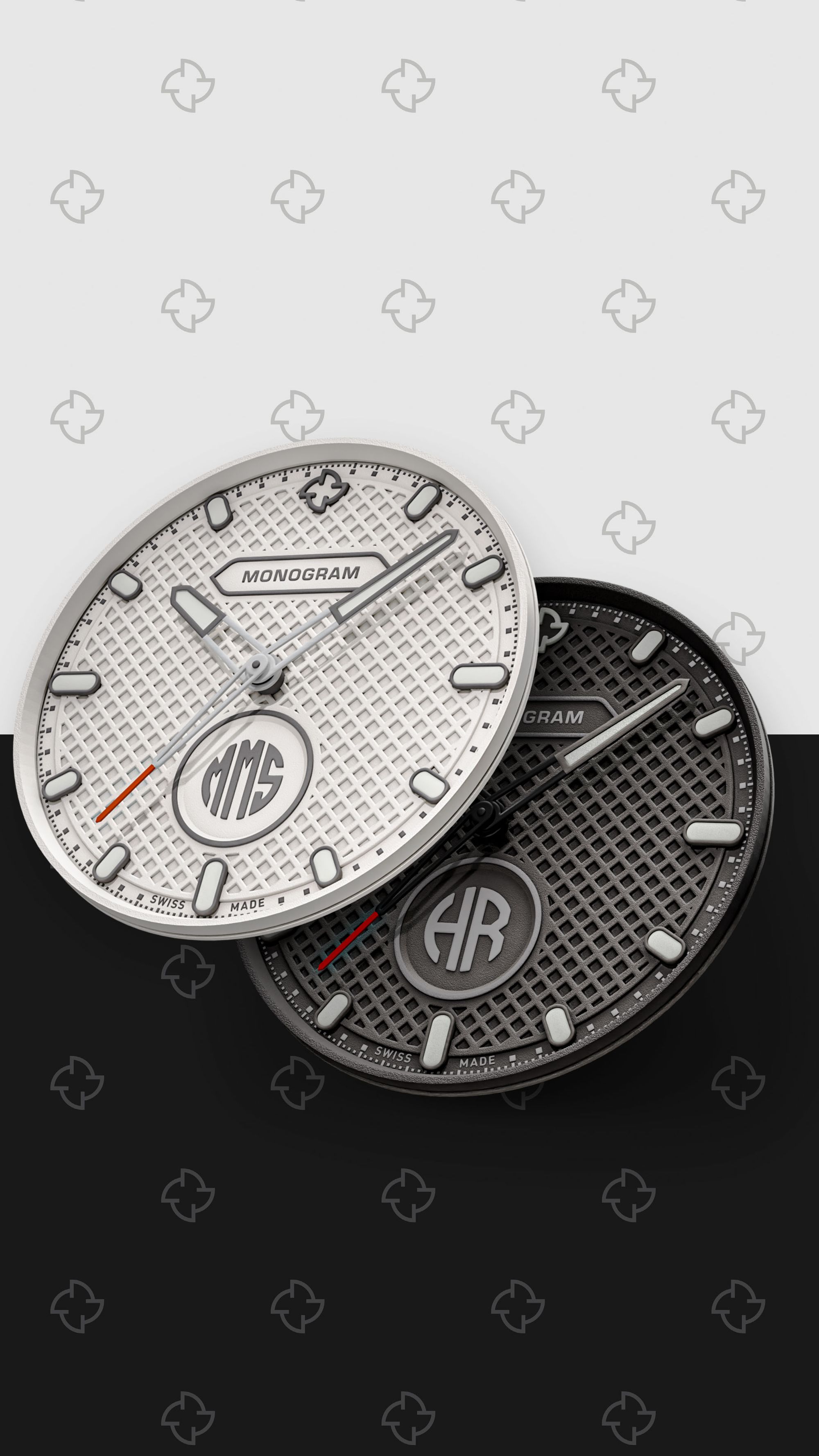 Monogram Watch MICROMILSPEC Monogram Watch - Personalize with Your Own Monogram